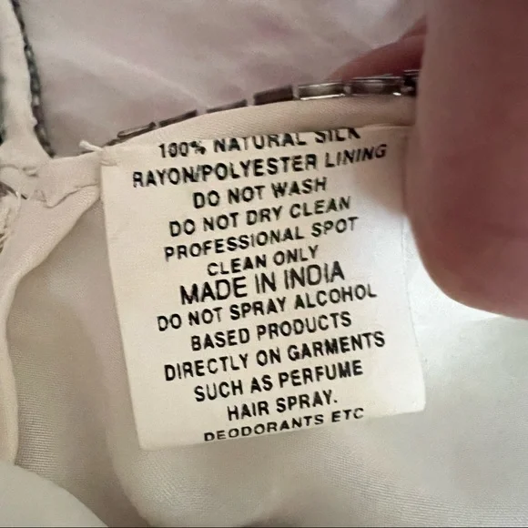 Creative Creations Bonwit Teller silk beaded slip dress - Picture 15 of 16